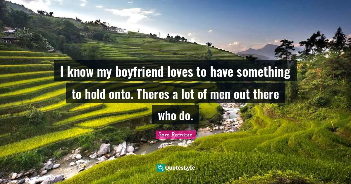 I know my boyfriend loves to have something to hold onto. Theres a lot of men out there who do.