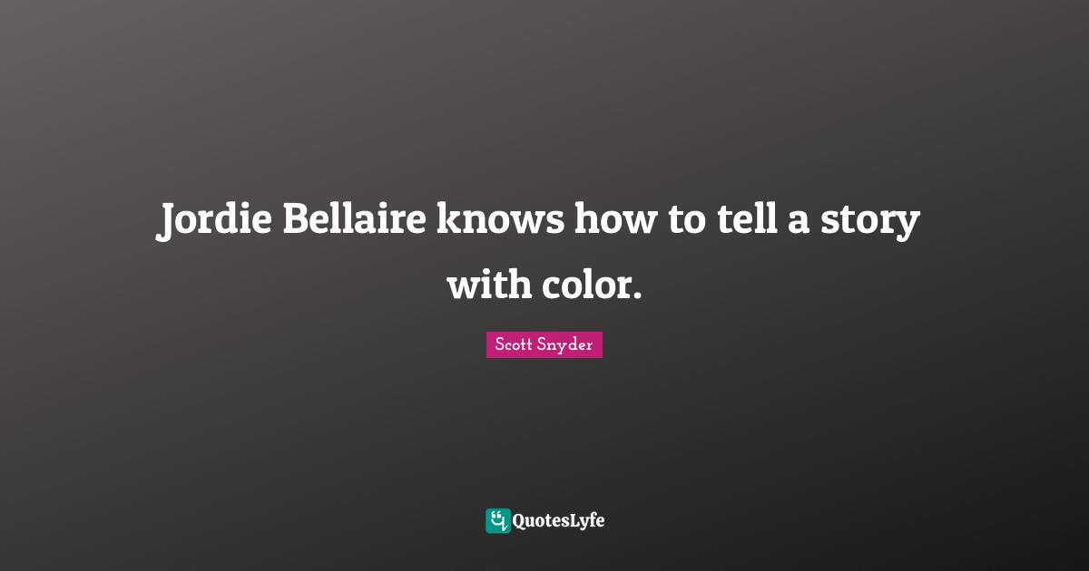 Jordie Bellaire knows how to tell a story with color.