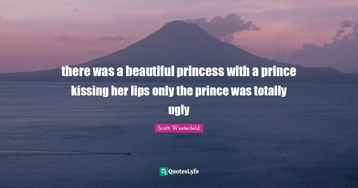 there was a beautiful princess with a prince kissing her lips only the prince was totally ugly