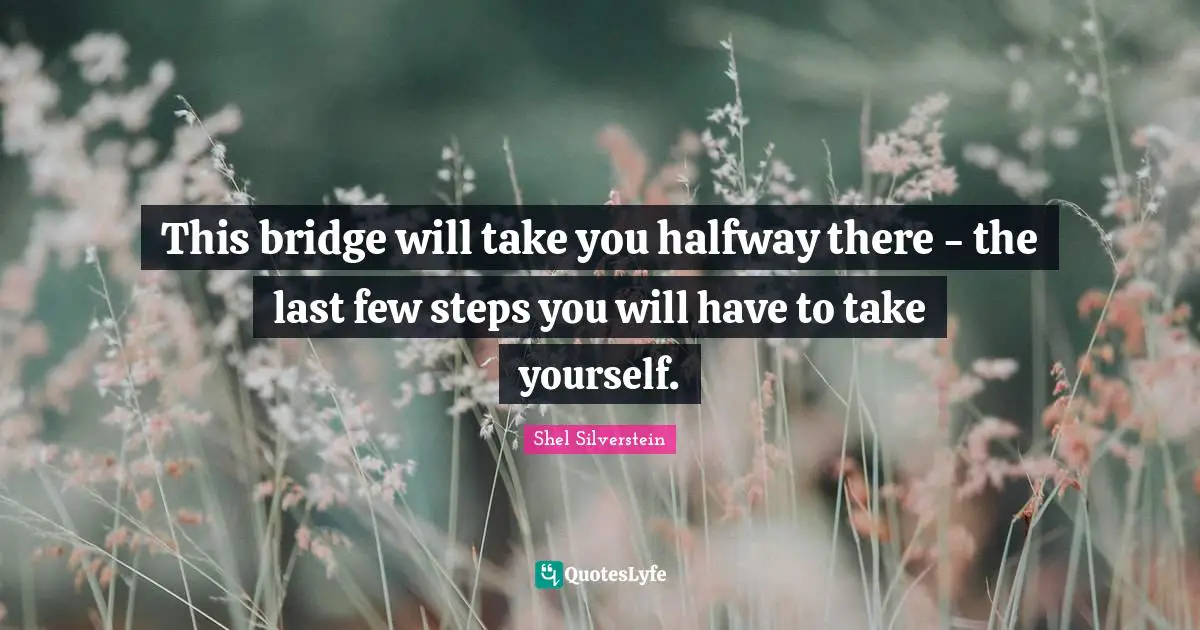 This bridge will take you halfway there - the last few steps you will have to take yourself.