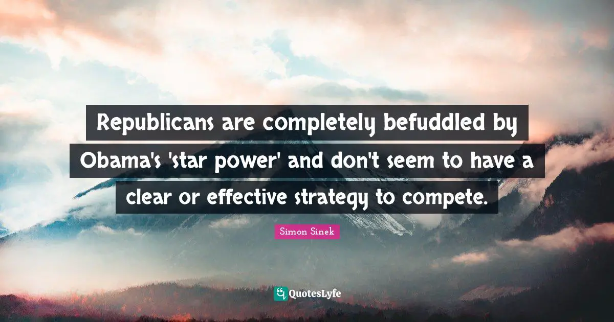 Republicans are completely befuddled by Obama's 'star power' and don't seem to have a clear or effective strategy to compete.