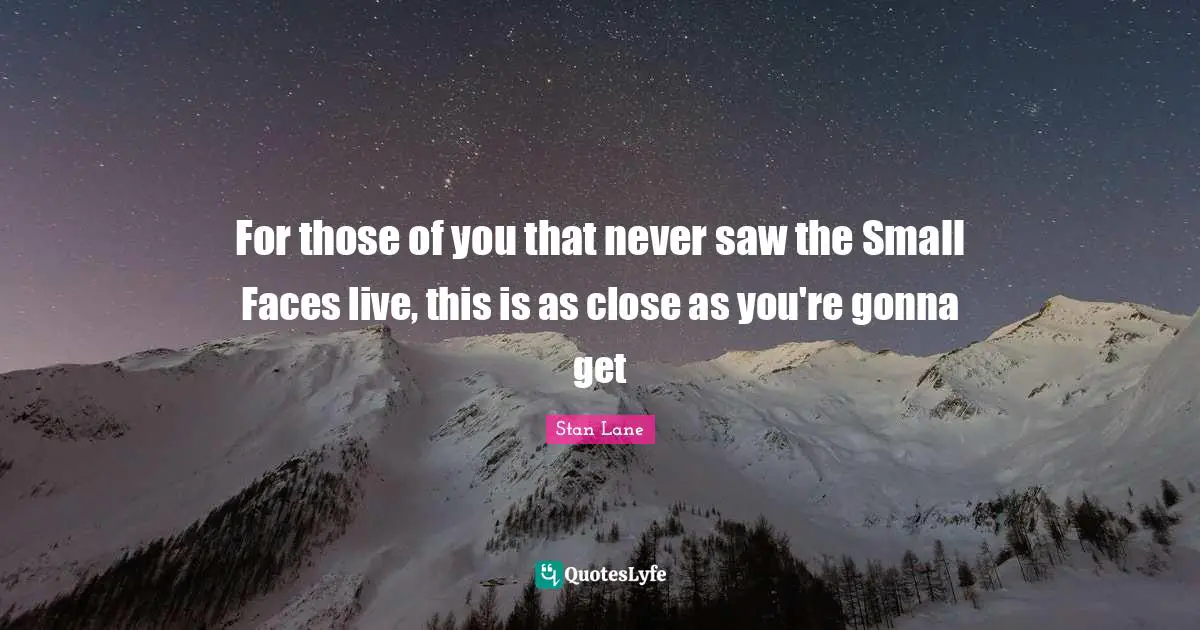 For those of you that never saw the Small Faces live, this is as close as you're gonna get