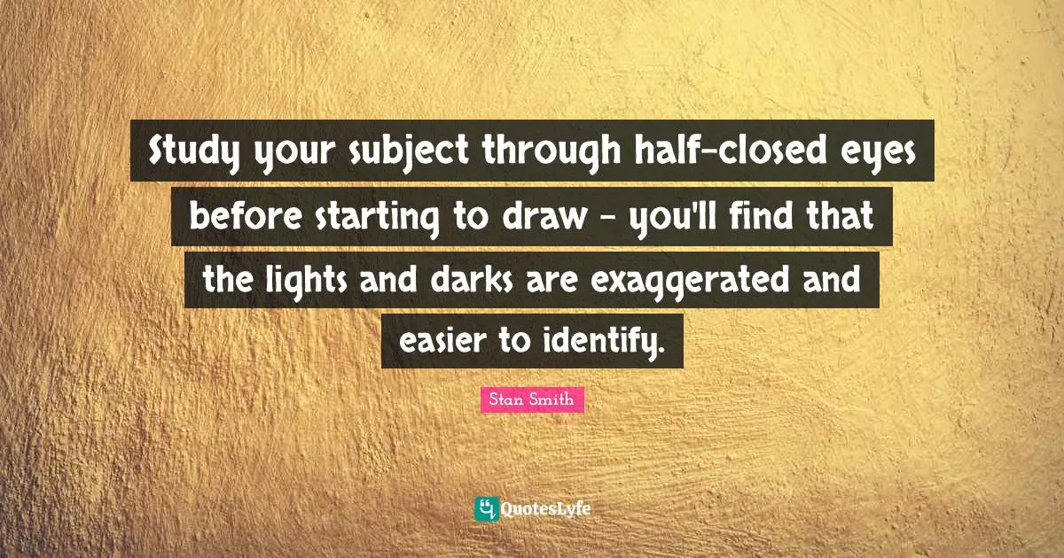 Study your subject through half-closed eyes before starting to draw - you'll find that the lights and darks are exaggerated and easier to identify.