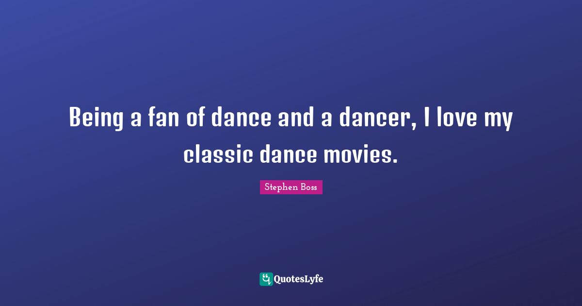 Being a fan of dance and a dancer, I love my classic dance movies.