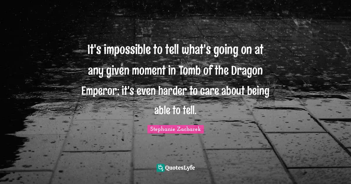 It's impossible to tell what's going on at any given moment in Tomb of the Dragon Emperor; it's even harder to care about being able to tell.