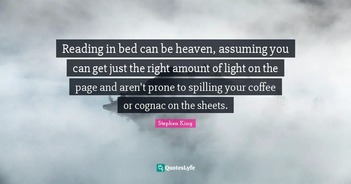 Reading in bed can be heaven, assuming you can get just the right amount of light on the page and aren't prone to spilling your coffee or cognac on the sheets.