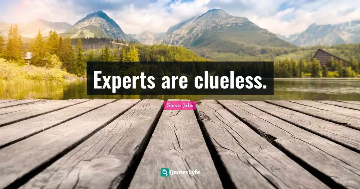 ‎Experts are clueless.