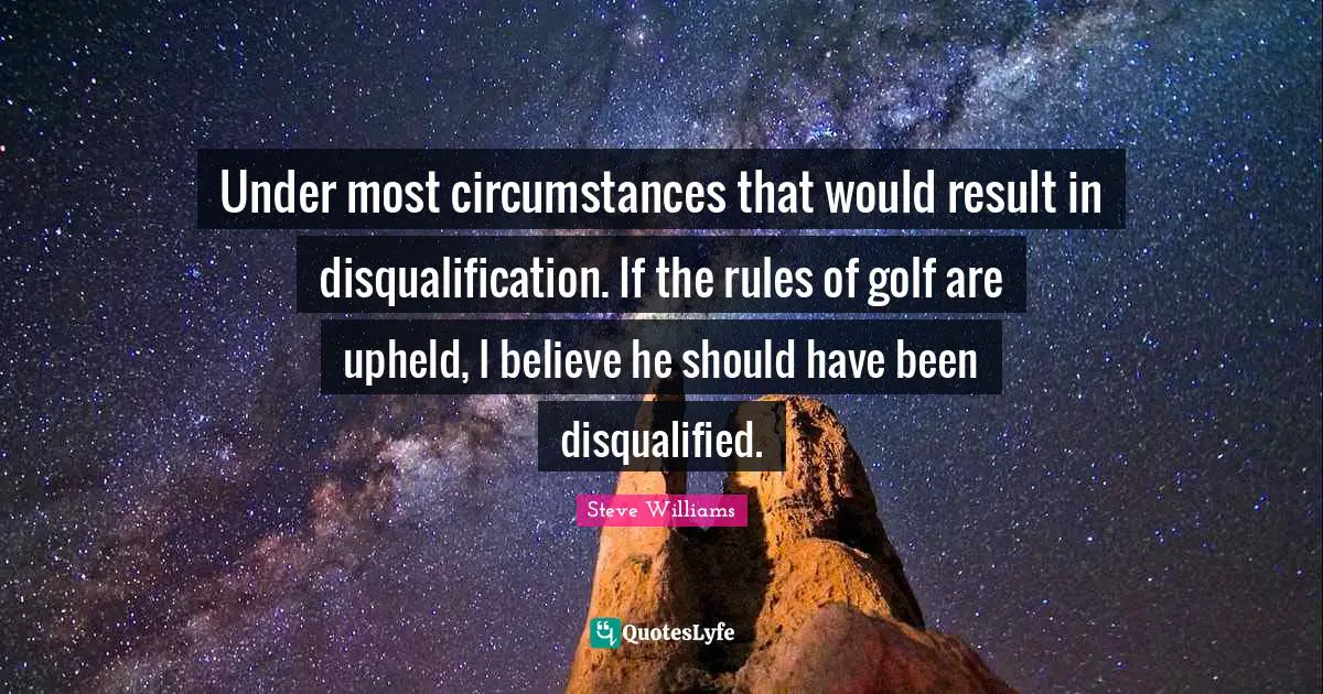 Under most circumstances that would result in disqualification. If the rules of golf are upheld, I believe he should have been disqualified.