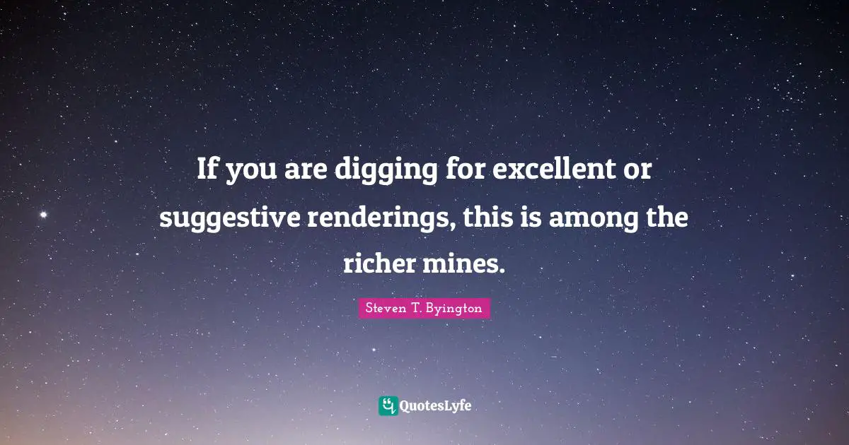 If you are digging for excellent or suggestive renderings, this is among the richer mines.