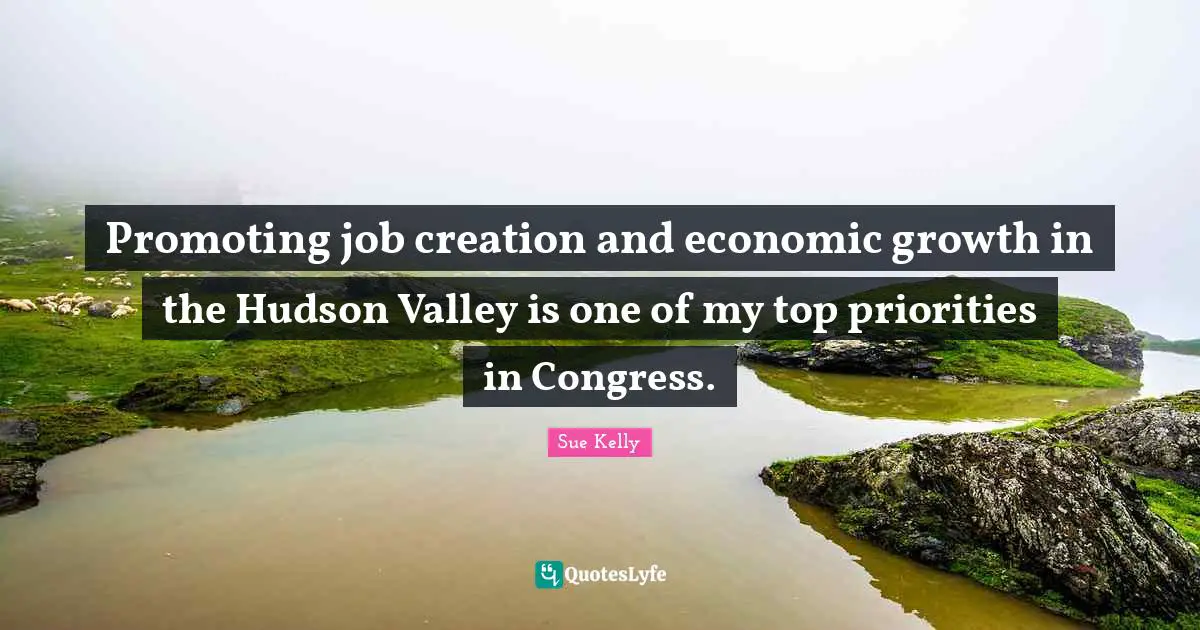 Promoting job creation and economic growth in the Hudson Valley is one of my top priorities in Congress.