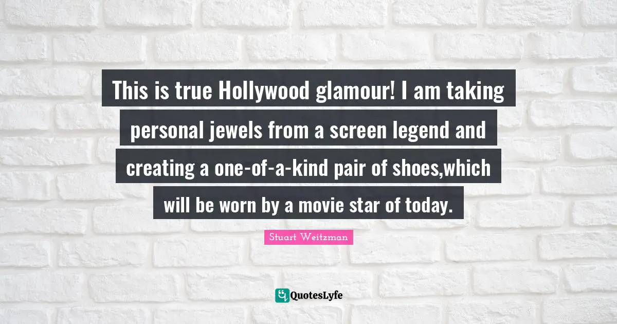 This is true Hollywood glamour! I am taking personal jewels from a screen legend and creating a one-of-a-kind pair of shoes,which will be worn by a movie star of today.