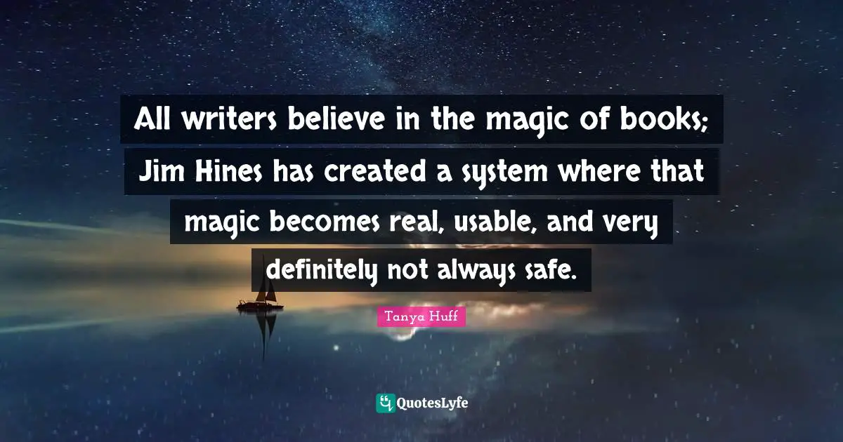 All writers believe in the magic of books; Jim Hines has created a system where that magic becomes real, usable, and very definitely not always safe.