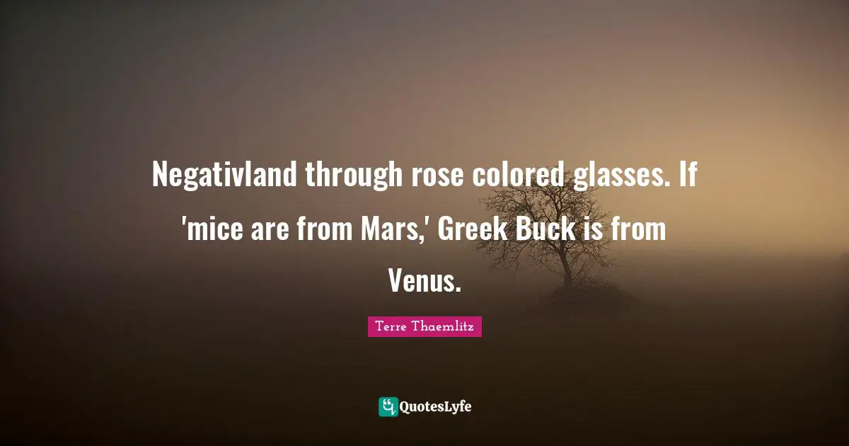 Negativland through rose colored glasses. If 'mice are from Mars,' Greek Buck is from Venus.