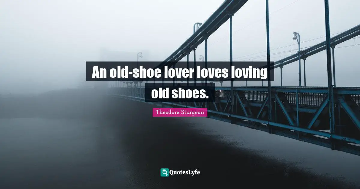 An old-shoe lover loves loving old shoes.