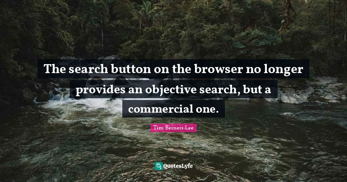 The search button on the browser no longer provides an objective search, but a commercial one.