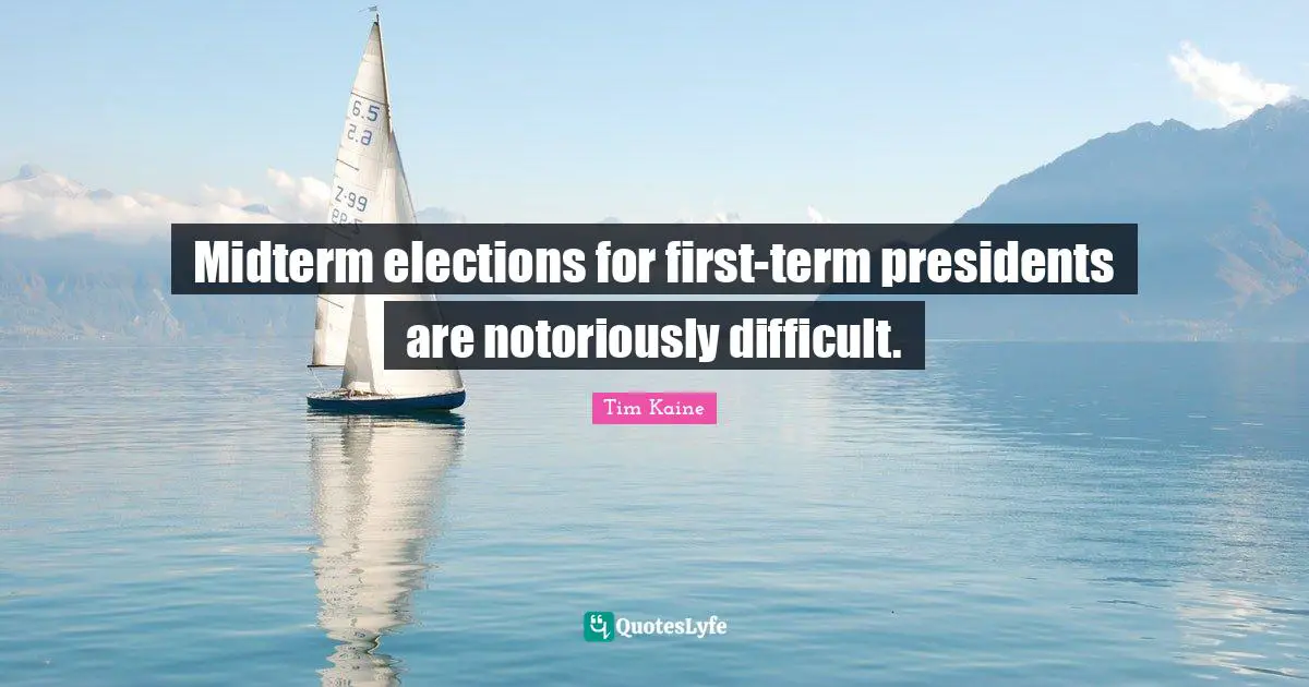 Midterm elections for first-term presidents are notoriously difficult.