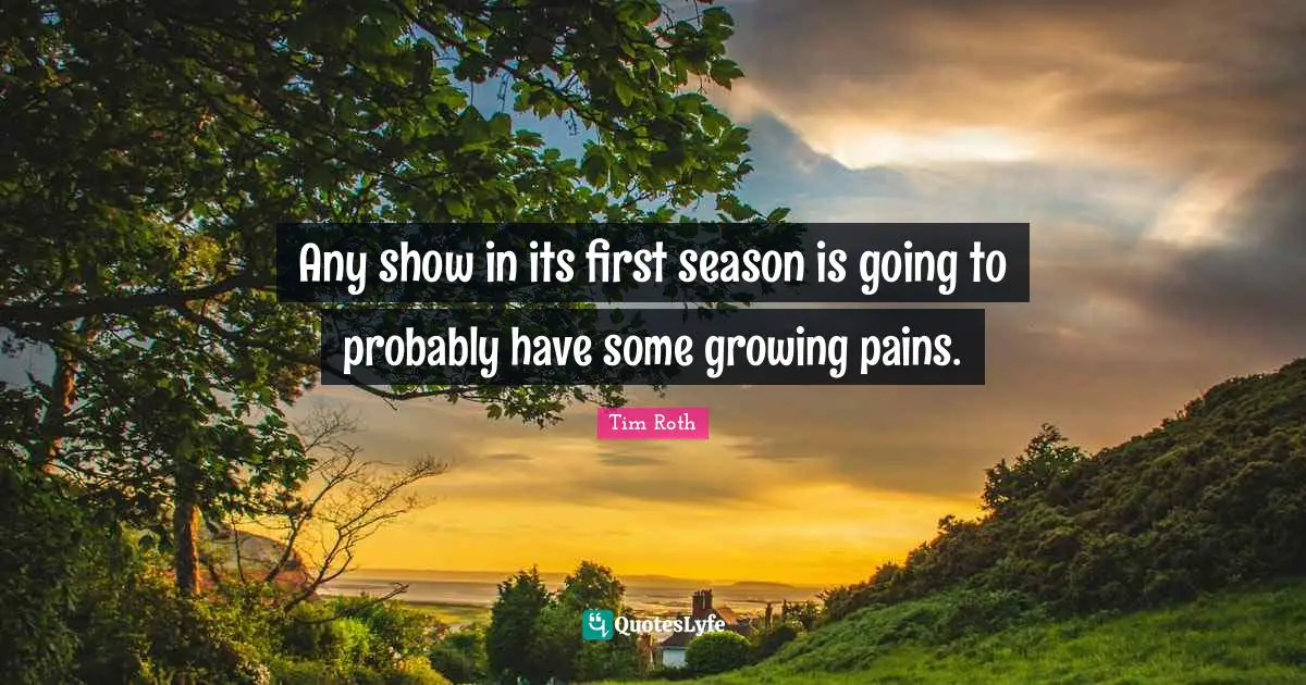 Any show in its first season is going to probably have some growing pains.