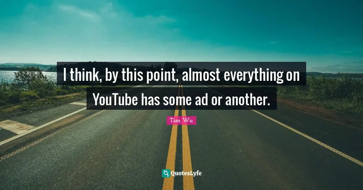 I think, by this point, almost everything on YouTube has some ad or another.