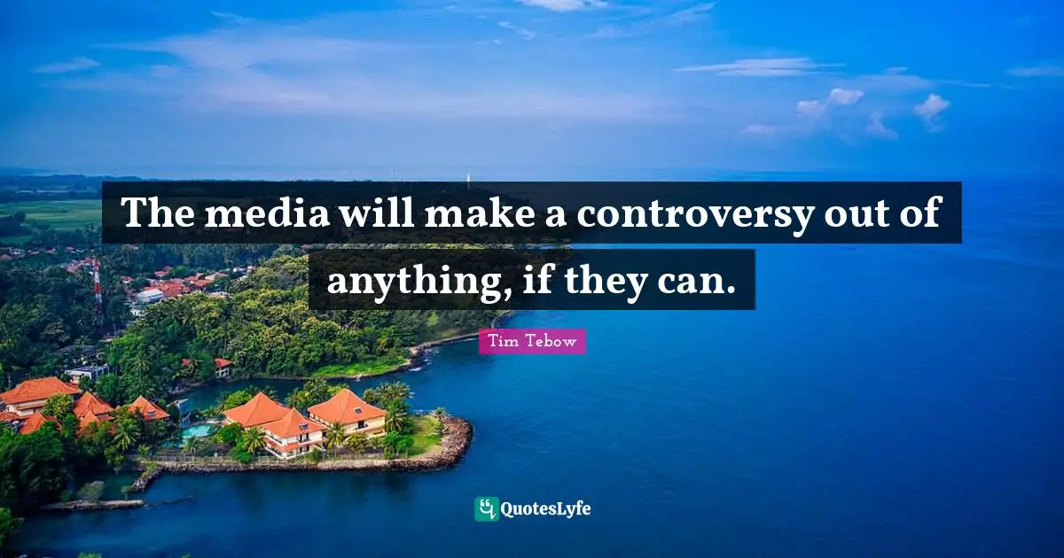 The media will make a controversy out of anything, if they can.
