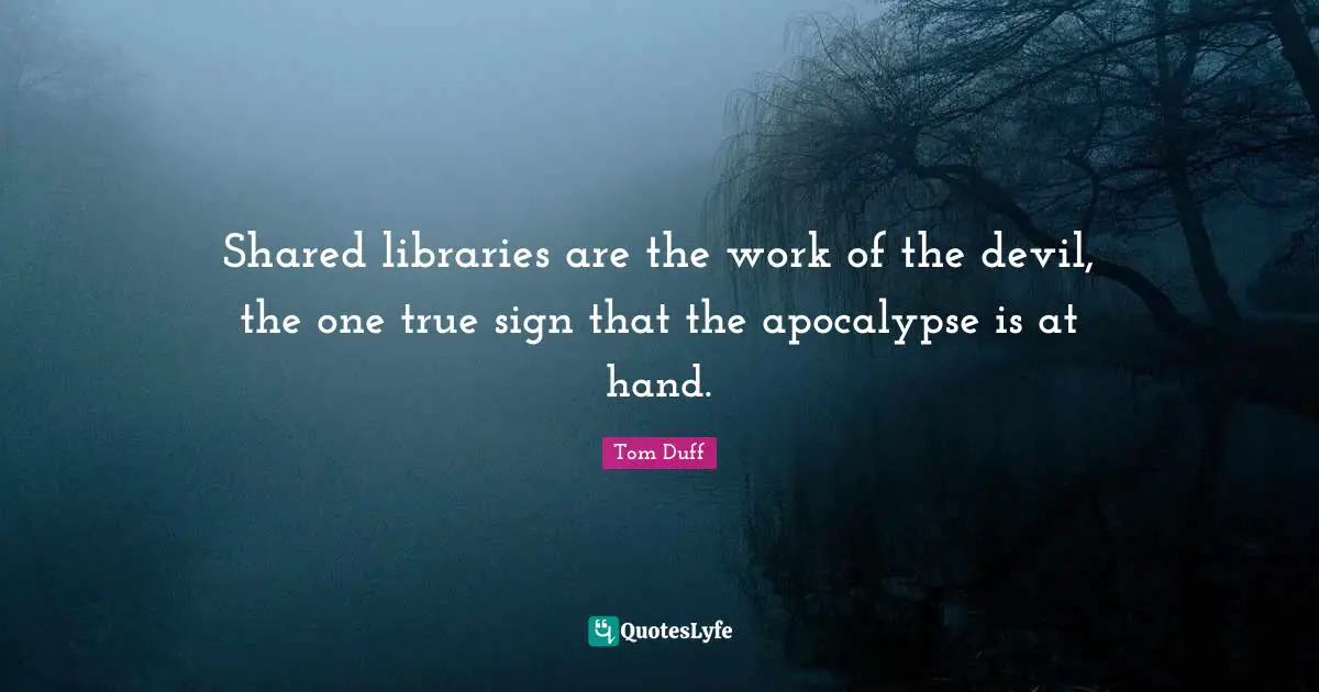 Shared libraries are the work of the devil, the one true sign that the apocalypse is at hand.