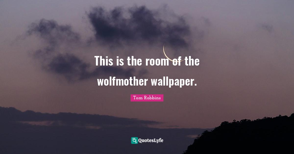 This is the room of the wolfmother wallpaper.