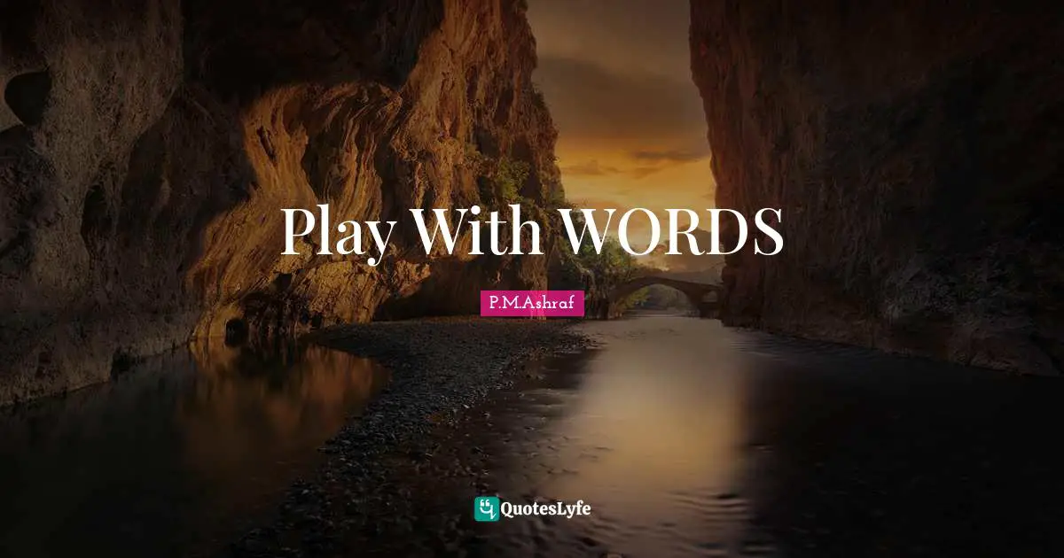 Play With WORDS