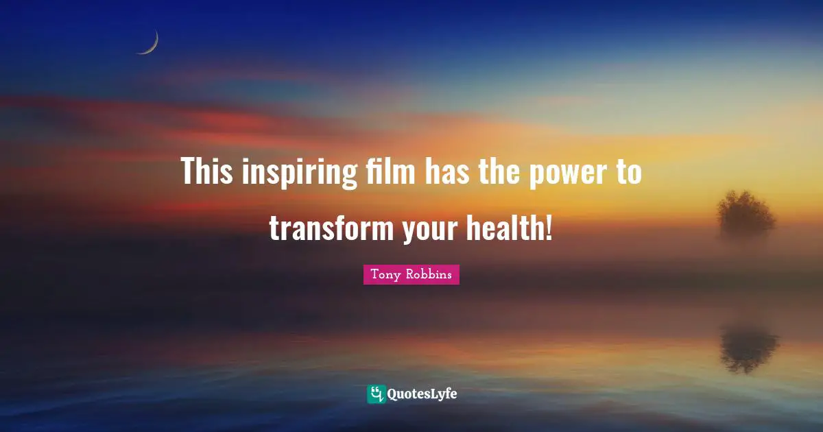 This inspiring film has the power to transform your health!