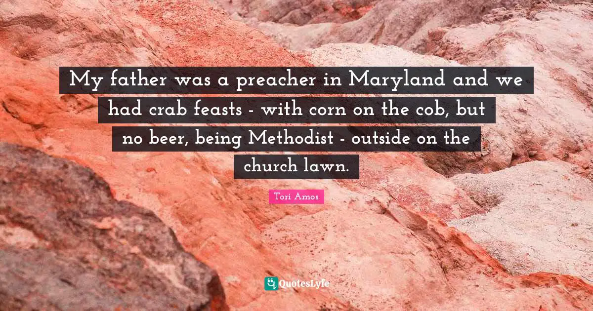 My father was a preacher in Maryland and we had crab feasts - with corn on the cob, but no beer, being Methodist - outside on the church lawn.