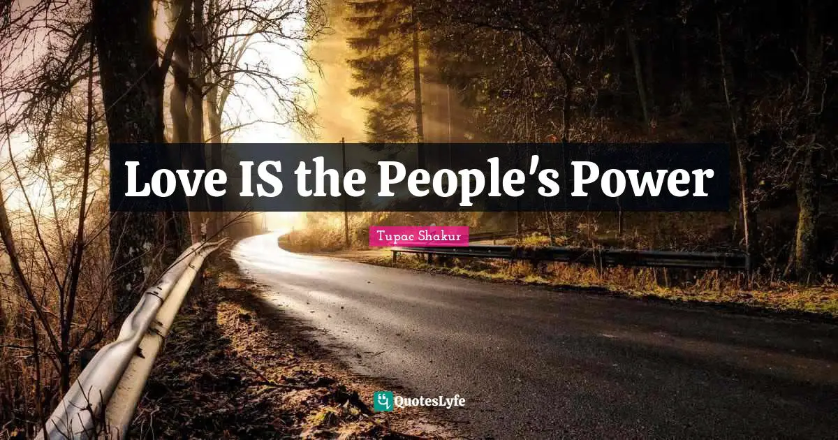 Love IS the People's Power