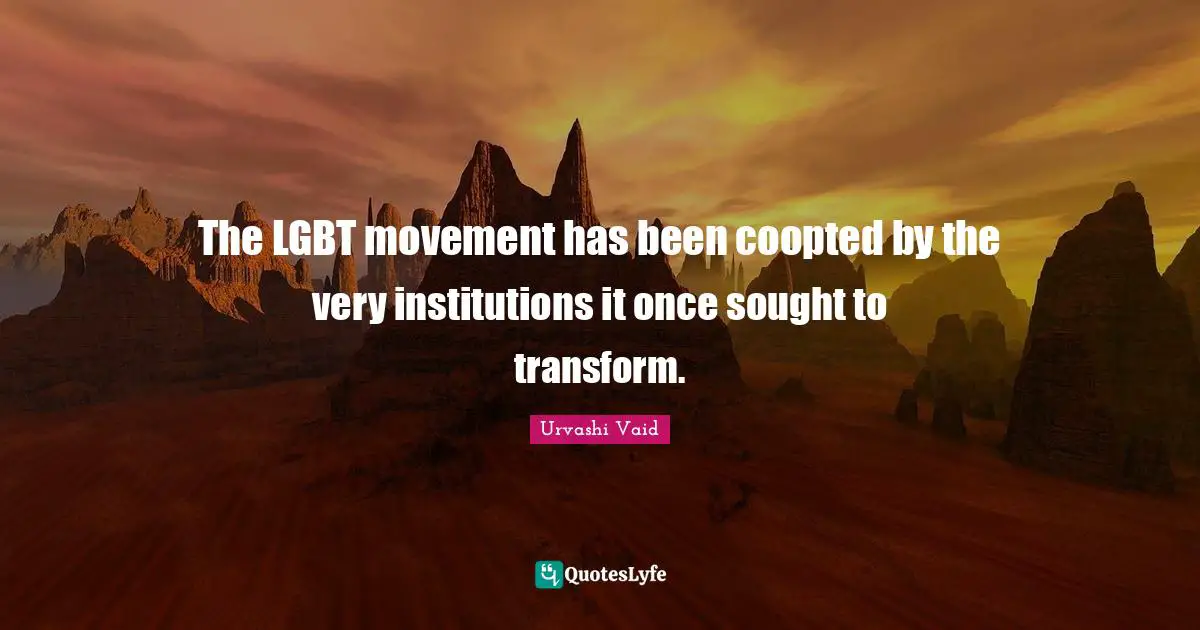 The LGBT movement has been coopted by the very institutions it once sought to transform.