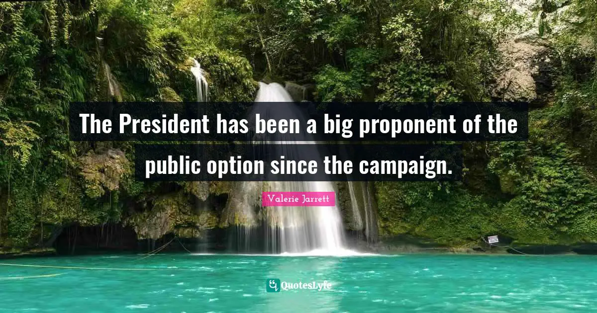 The President has been a big proponent of the public option since the campaign.