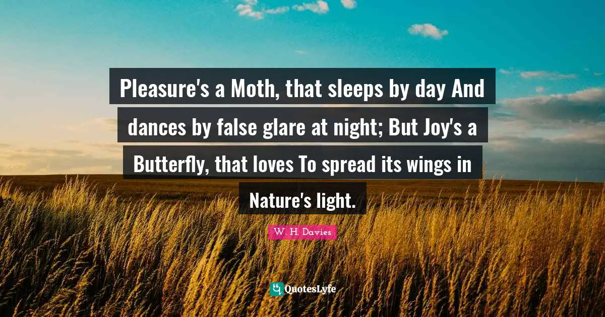 Glare Quotes: "Pleasure's a Moth, that sleeps by day And dances by false glare at night; But Joy's a Butterfly, that loves To spread its wings in Nature's light."