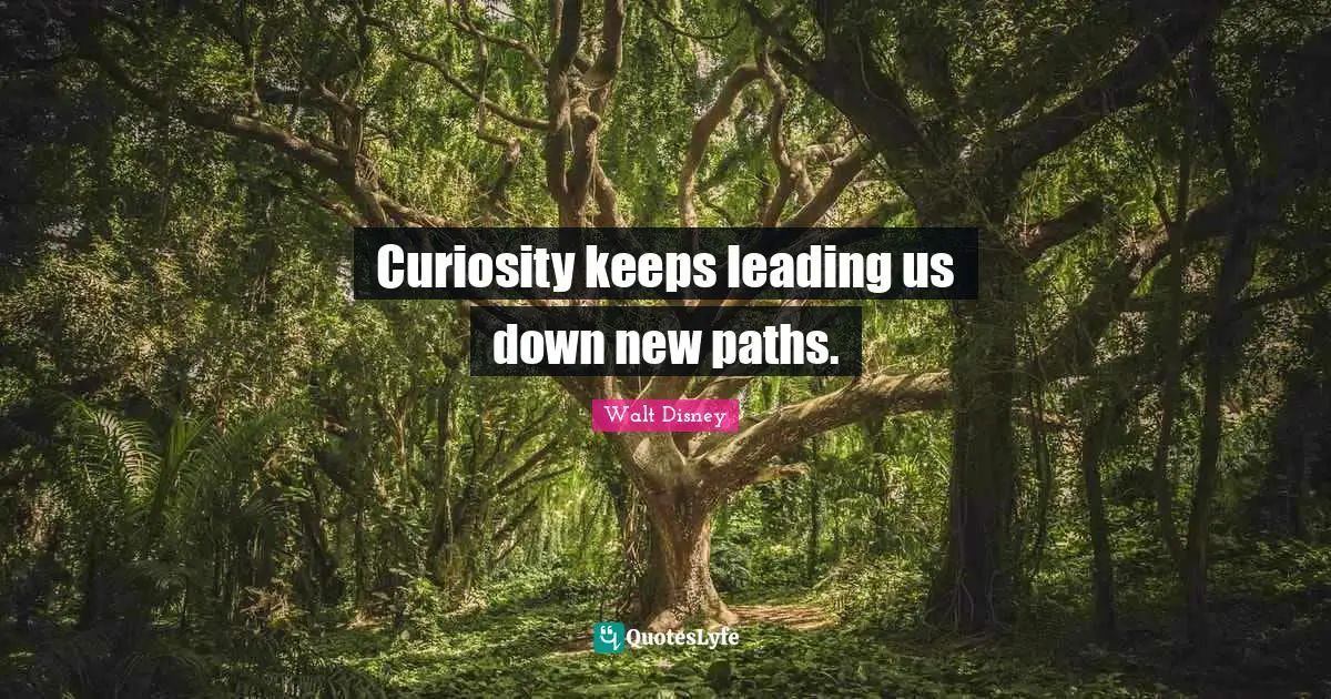 Paths Quotes: "Curiosity keeps leading us down new paths."