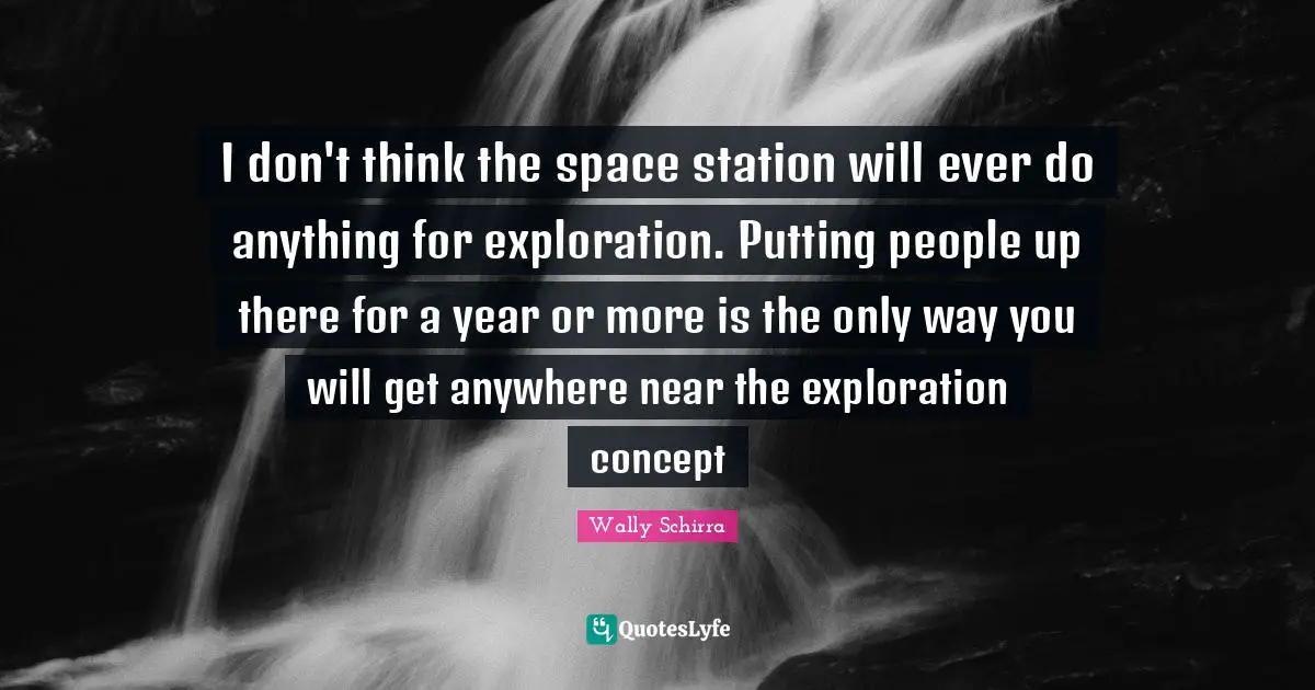 I don't think the space station will ever do anything for exploration. Putting people up there for a year or more is the only way you will get anywhere near the exploration concept