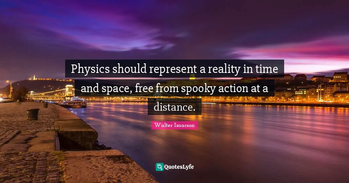 Physics should represent a reality in time and space, free from spooky action at a distance.