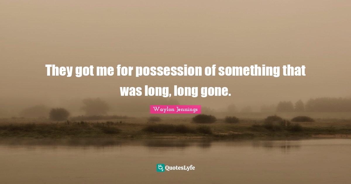 They got me for possession of something that was long, long gone.