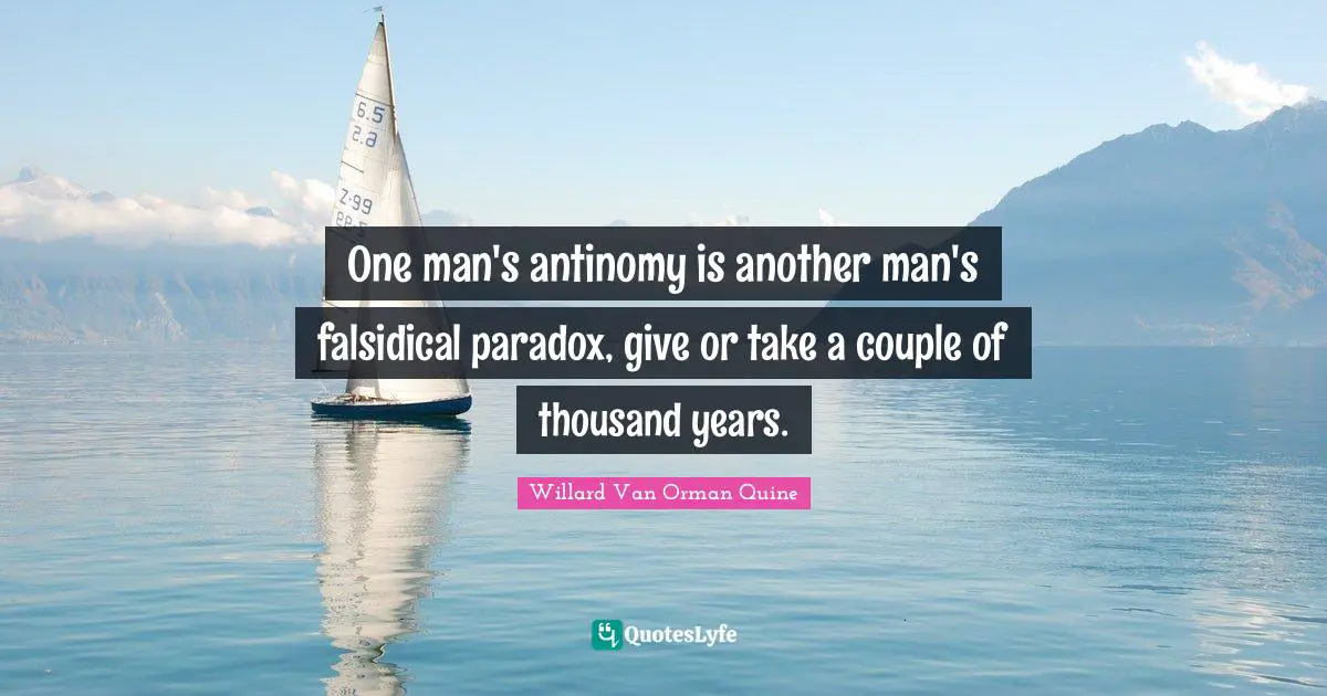 One man's antinomy is another man's falsidical paradox, give or take a couple of thousand years.