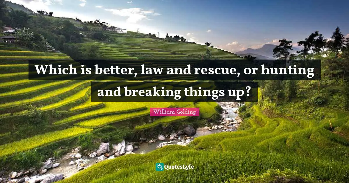 Which is better, law and rescue, or hunting and breaking things up?