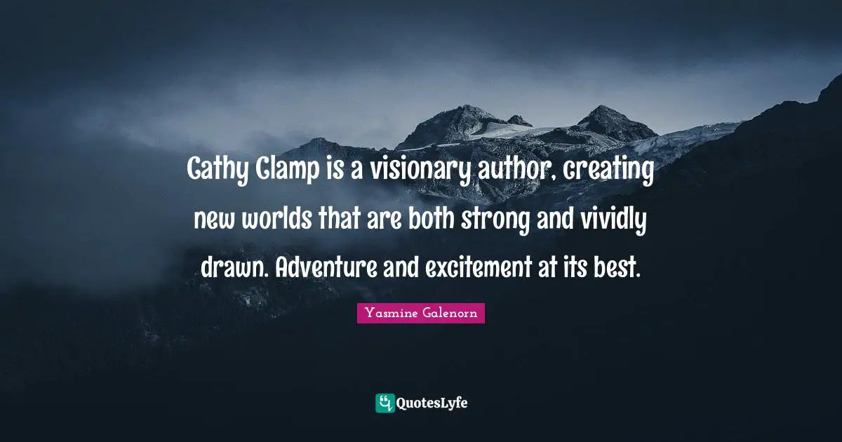 Cathy Clamp is a visionary author, creating new worlds that are both strong and vividly drawn. Adventure and excitement at its best.