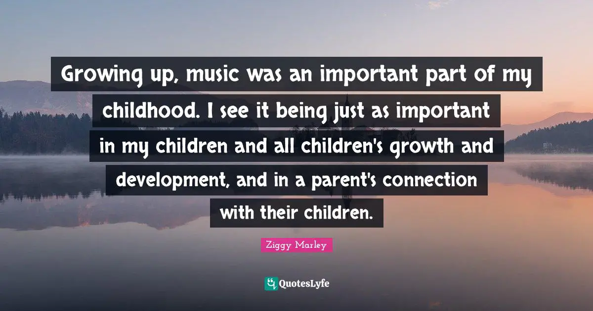 Growing up, music was an important part of my childhood. I see it being just as important in my children and all children's growth and development, and in a parent's connection with their children.