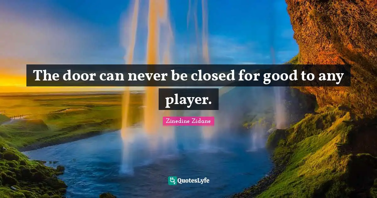 The door can never be closed for good to any player.