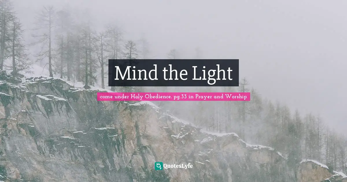 Mind the Light