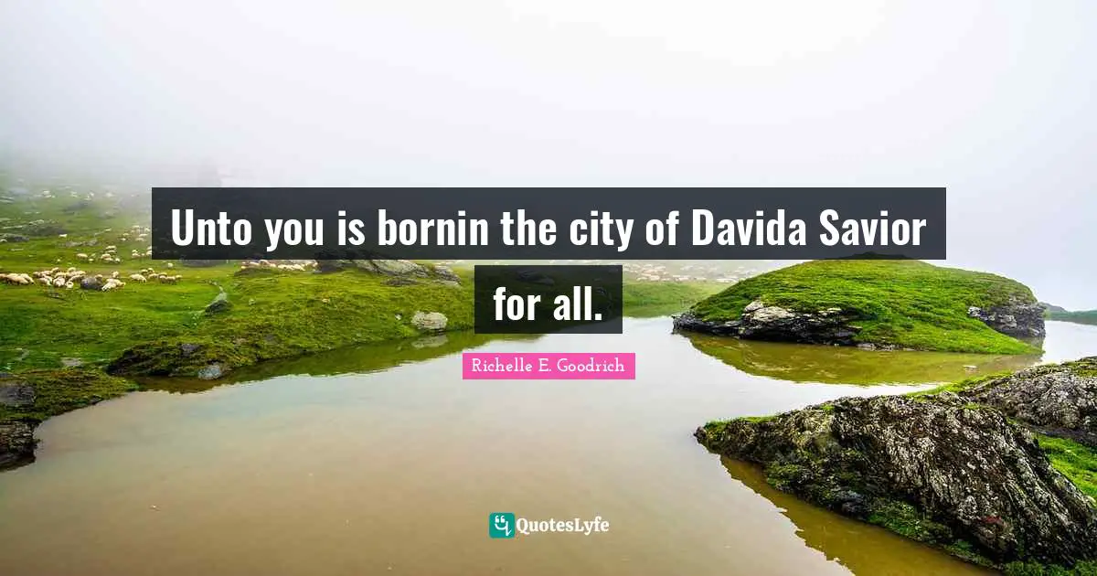 Unto you is bornin the city of Davida Savior for all.