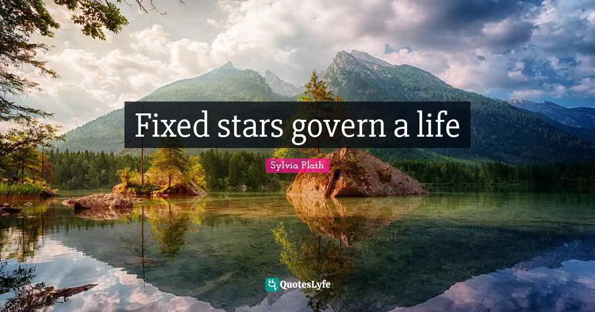 Fixed stars govern a life