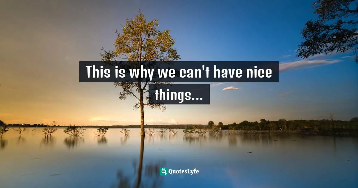 This is why we can't have nice things...