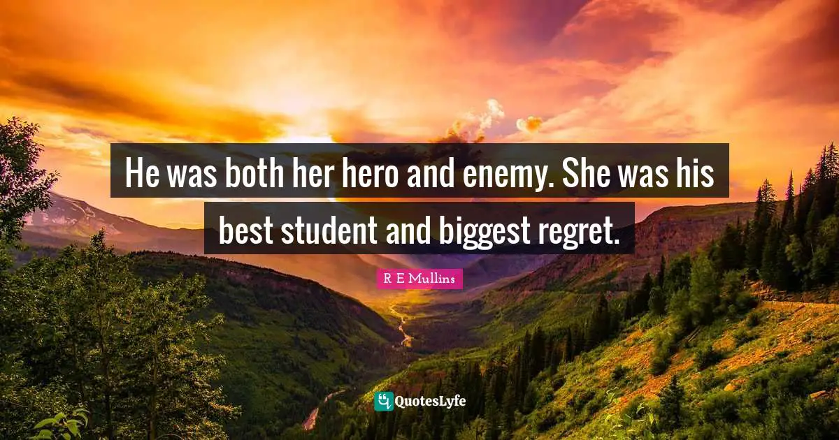 He was both her hero and enemy. She was his best student and biggest regret.