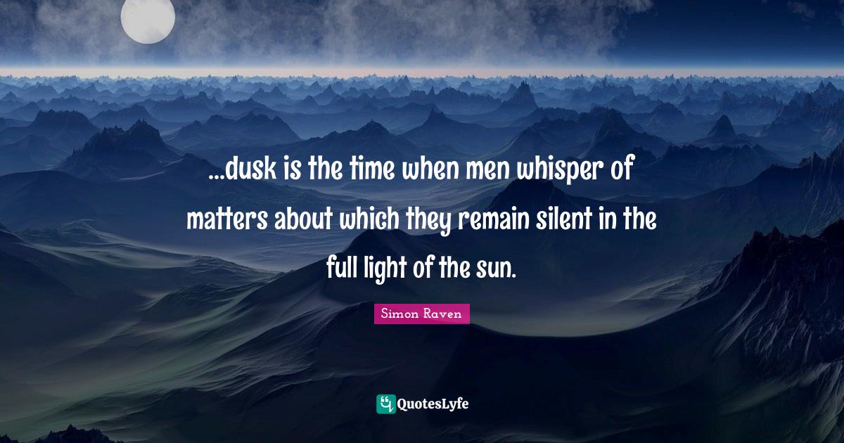 Best Dusk Quotes with images to share and download for free at QuotesLyfe