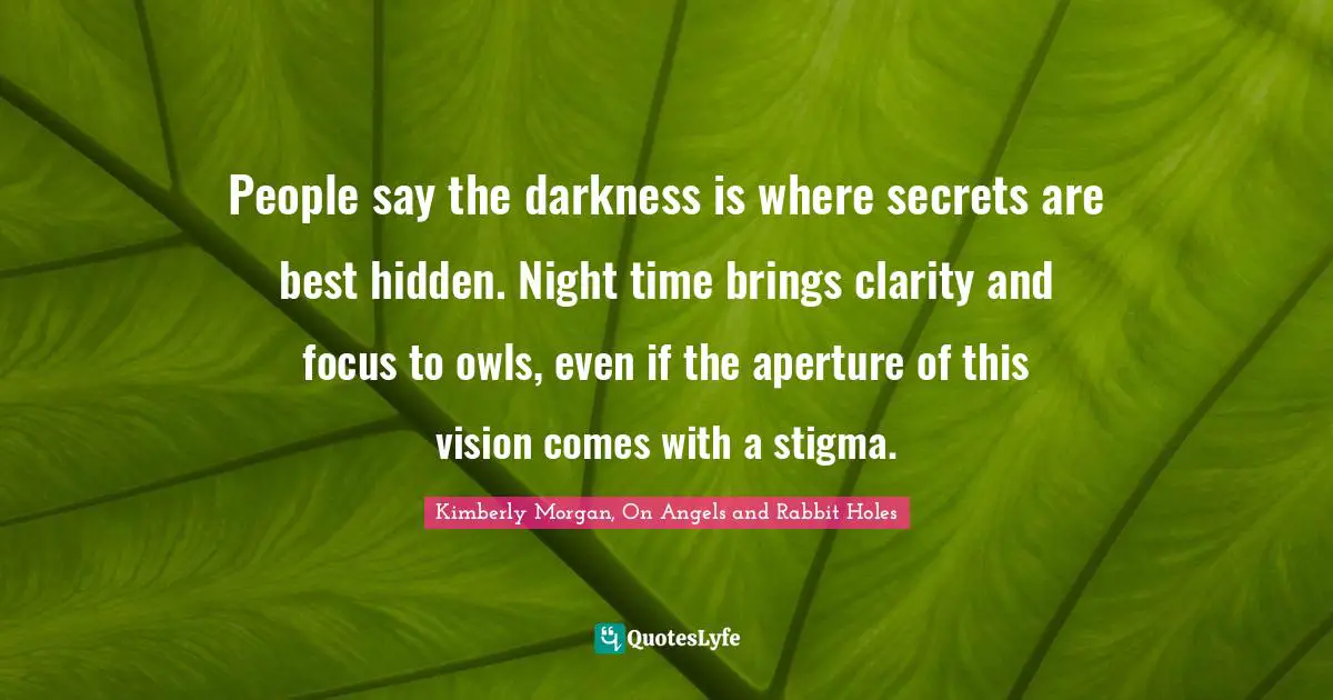 People say the darkness is where secrets are best hidden. Night time brings clarity and focus to owls, even if the aperture of this vision comes with a stigma.