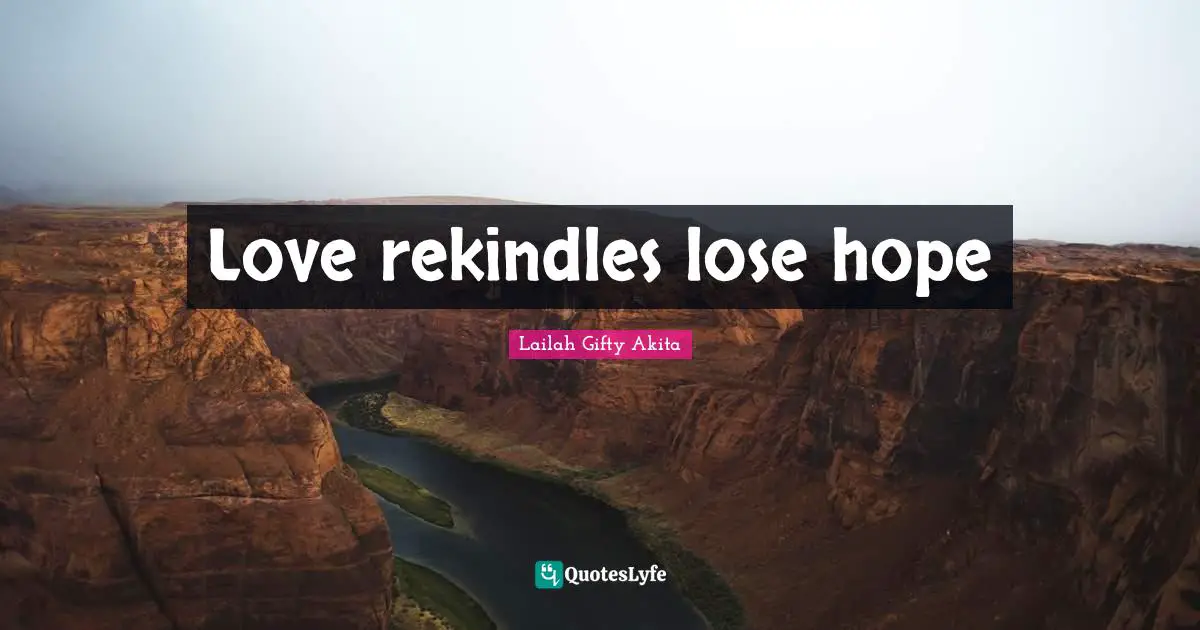 Love rekindles lose hope