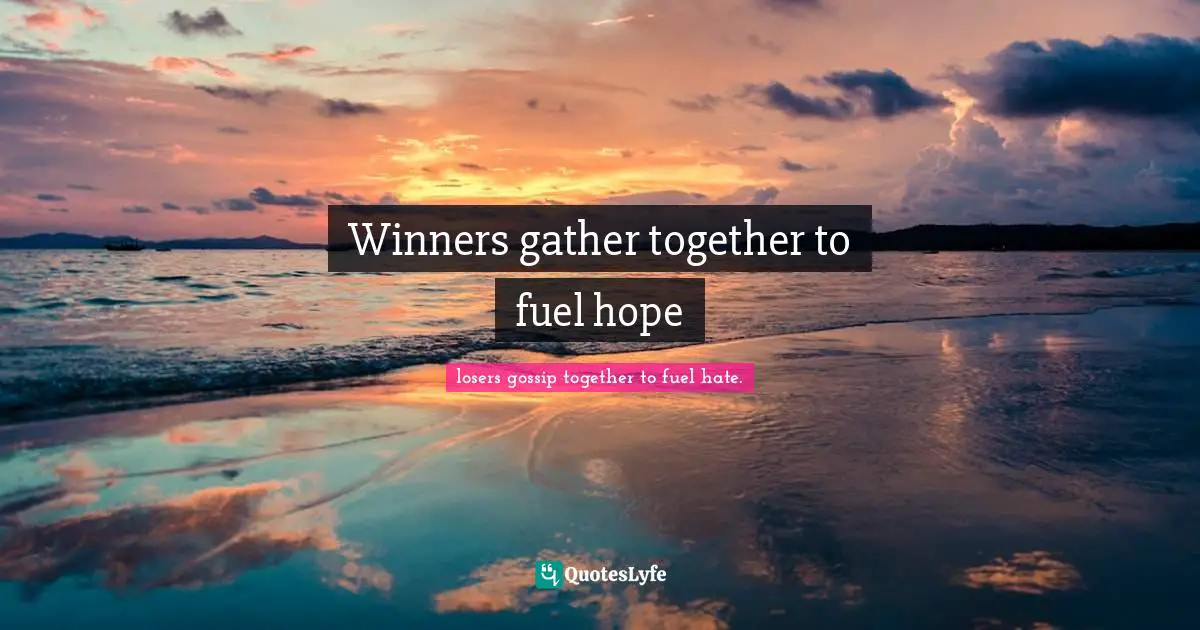 Winners gather together to fuel hope